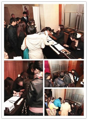 華僑客戶紛紛到達新聞發布會現場