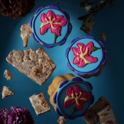 法式翻糖mooncake 牛軋糖口味